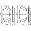 BOSCH stabdžių trinkelių rinkinys, diskinis stabdys 0986494712 58101A6A00