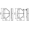 Bosch Stabdžių Trinkelių Rinkinys Diskinis Stabdys Toyota Corolla Yaris Celica Prius 04465-0E010 04465-0E020 04465-0E030