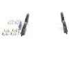 Bosch Stabdžių trinkelių rinkinys diskinis stabdys Audi A4 A6 VW Golf