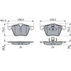 BOSCH stabdžių trinkelių rinkinys, diskinis stabdys 0986424125 C2C27291
