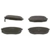 BOSCH stabdžių trinkelių rinkinys, diskinių stabdžių rinkinys 0986424811