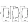 Bosch Stabdžių Trinkelių Rinkinys Honda Accord VIII Saloon CW1 CW3 CU1 CU3 CP1 2.0 2.2 2.4 3.5 04465SDAA01 04465SDAA02