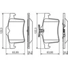 Bosch Stabdžių Trinkelių Rinkinys Jaguar Xk Xf Xj 5.0 Xkr Xfr S 5.0 Scv8 Fdb2516 Fdb2517