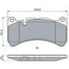 Bosch Stabdžių Trinkelių Rinkinys Mercedes Benz CLK 55 AMG CLK 63 AMG SLK 55 AMG A 002 420 35 32 A 002 420 35 64