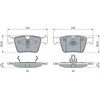 Bosch Stabdžių Trinkelių Rinkinys MERCEDES BENZ ML 63 AMG S 63 AMG R 63 AMG CL 63 AMG 164 221 251 216 A 002 420 0113 342 420 01 34