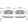 Bosch Stabdžių Trinkelių Rinkinys Nissan Leaf I Altima VI 42001ZE0A 42001ZE00A