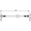BOSCH stabdžių žarna 1987476704 1J0611763L