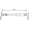 Bosch Stabdžių Žarna Audi 80 B3 B4 90 Cabriolet Coupe 2.0 2.3 2.6 2.8 1.6 1.8 1.9 4A0615107 4A0615107A 4A0615107B
