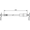 Bosch Stabdžių Žarna BMW 520i 525d 530i 530d 523i 34216754073 34216754074 34216754075