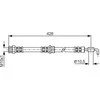 Bosch Stabdžių Žarna Ford Probe Mazda 323 626 MX3 MX6 B6T21171 B6T21172