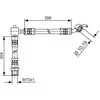 BOSCH stabdžių žarna Toyota Yaris I hečbekui (p1) 1987481486 9094702C76