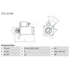 Bosch Starteris VOLVO S60 S80 V70 XC70 XC90 D5 31355521 31355522 31355523 31355524