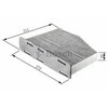 Bosch Žiedadulkių Filtras Audi A3 A4 TT VW Golf Passat Skoda Octavia 1K0123011A 1K0123011B 1K0123011C