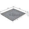 Bosch Žiedadulkių Filtras Renault Megane Scenic 1.4 1.6 1.9 D dTi dCi 7700865040 7700865041