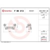 Brembo Galinių Kaladėlių Atramos Komplektas Mercedes Benz Vito V Klase