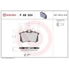 Brembo Galinių stabdžių trinkelių rinkinys RENAULT Espace III CITROËN C3 II