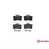 Brembo Galinių stabdžių trinkelių rinkinys RENAULT Espace III CITROËN C3 II