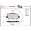 "Brembo" P24078 galinių stabdžių trinkelės, nerūdijančio plieno keraminės, 4 vnt.