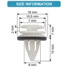 Carso BMW MINI VW PORSCHE apdailos interjero spaustukai su poveržlėmis 20 vnt. 51410407984