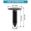 Carso Chrysler Peugeot Citroen Opel klipsų fiksatorius 6501916 22547243 50vnt.