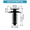 Carso "Ford F150 Explorer Lincoln" fiksatorius N801925S N802900S 50vnt.