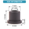 CARSO įvorė BMW emblemoms 51141807495, 10 vnt.