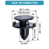 Carso Plastikinė apdailos sąvarža tinka Nissan Infinity Renault 015532DR9A 01553-09321 10vnt.