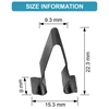 Carso VAG AUDI SEAT vidinės apdailos tvirtinimo metalinis spaustukas VAG 4B0867276A 1J6867276 20vnt.
