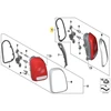 Dešinysis Galinis Žibintas BMW MINI Cooper Countryman F60 Originalus 63219477150