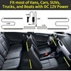 FIKPOO automobilio LED interjero apšvietimo rinkinys, 4 vnt. 72LED, nuotolinis valdymas
