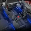 FIKPOO automobilio LED interjero apšvietimo rinkinys, 4 vnt. 72LED, nuotolinis valdymas