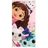 Gabby's Dollhouse Gabbys lėlių namelio mikropluošto paplūdimio rankšluostis