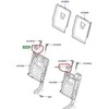 Galinės Sėdynės Reguliatoriaus Atleidimo Svirtis Land Rover Range Rover Sport LR3 LR4 Originalus HXG500290PVJ