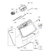 Galiniu Stiklo Valytuvo Šluota LAND ROVER L405 L494 2013- Originalus LR070691