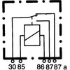 HELLA 933332051 12 V relė, 20/40 A, normaliai atvira, kištukinė, montuojama automobilyje