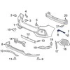 HONDA Civic Galinio Bumperio Korytės Stiprintuvas Originalus 71598TGGA01