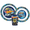 Hot Wheels Mėlyna Fire indų rinkinys, mikroplastiko rinkinys su 260 ml puodeliu