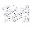 HYUNDAI Front Right Door Molding Trim