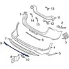 HYUNDAI Rear Lower Bumper Trim Cover