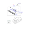 HYUNDAI i20 MK3 Galinis trečiasis stabdžių žibintas Originalus 92700Q0100