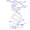 HYUNDAI Trunk Lid Lock Handle Button