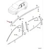 JAGUAR E-PACE X540 Priekinis Kairysis Stogo Juostos Apdailos J9C3708LML NAUJA ORIGINALI