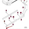 JAGUAR F-PACE X761 priekinio kairiojo sparno liejinys T4A13121 Originalus