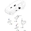 JAGUAR F-PACE X761 Priekinis Kairysis Treadplate T4A4263PVJ NAUJAS ORIGINALUS