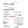 Jaguar F Type Emblem T2R15906 Originalus T2R15906