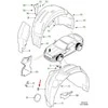 JAGUAR F-TYPE kupė X152 priekinis dešinysis arkos apdailos elementas T2R17445 NAUJAS ORIGINALUS