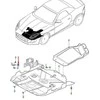 JAGUAR F-TYPE kupė X152 priekinis dugno laikiklis T2R25607 NAUJAS ORIGINALUS