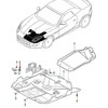 JAGUAR F-TYPE kupė X152 priekinis dugno laikiklis T2R25607 NAUJAS ORIGINALUS