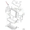 Jaguar F-Type X152 2014 2024 Radiator Dešinė Išorinė Apsaugos Skydas Originalus T2R22932