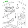 Jaguar Ratlankio Raktas F-Type XF XJ XE Originalus T2H37992